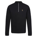 Black - Front - Luke 1977 Mens Sydney Quarter Zip Sweatshirt