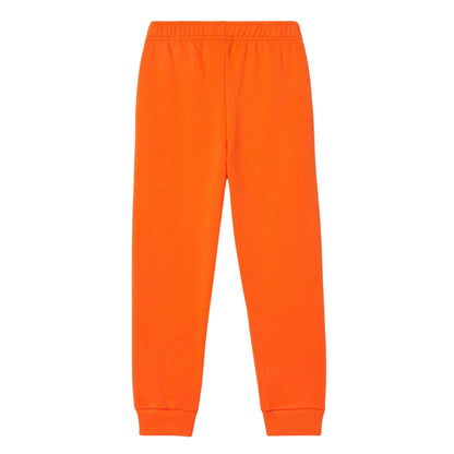 Orange - Back - Lacoste Childrens-Kids Fleece Jogging Bottoms