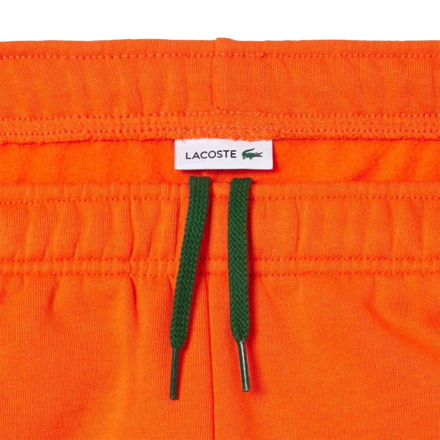 Orange - Side - Lacoste Childrens-Kids Fleece Jogging Bottoms