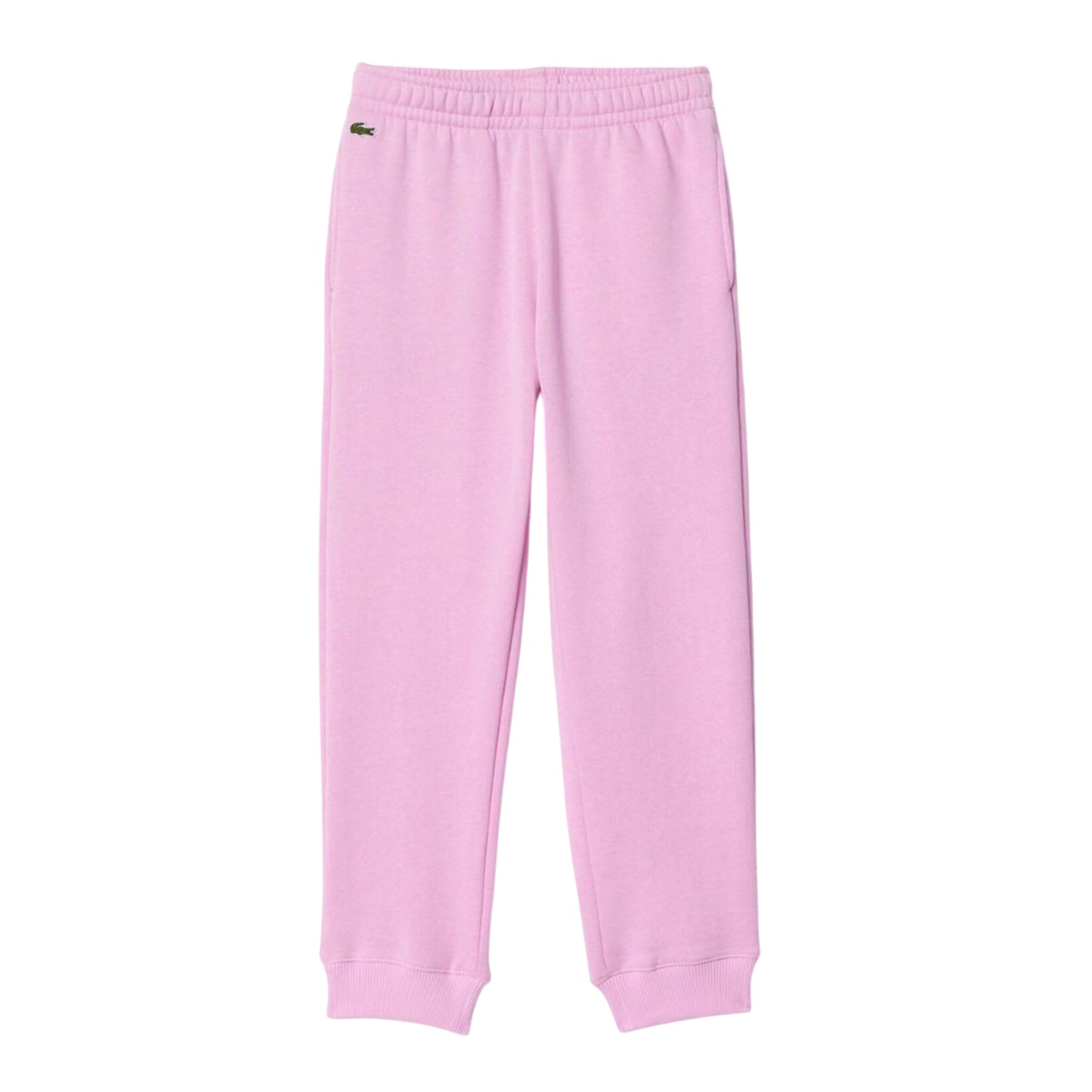 Pink - Front - Lacoste Childrens-Kids Fleece Jogging Bottoms