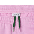 Pink - Side - Lacoste Childrens-Kids Fleece Jogging Bottoms