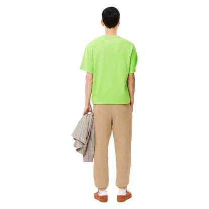 Beige - Back - Lacoste Unisex Adult Cotton Regular Jogging Bottoms