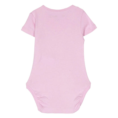 White-Grey-Pink - Back - Off White Baby Stamp Bodysuit (Pack of 3)