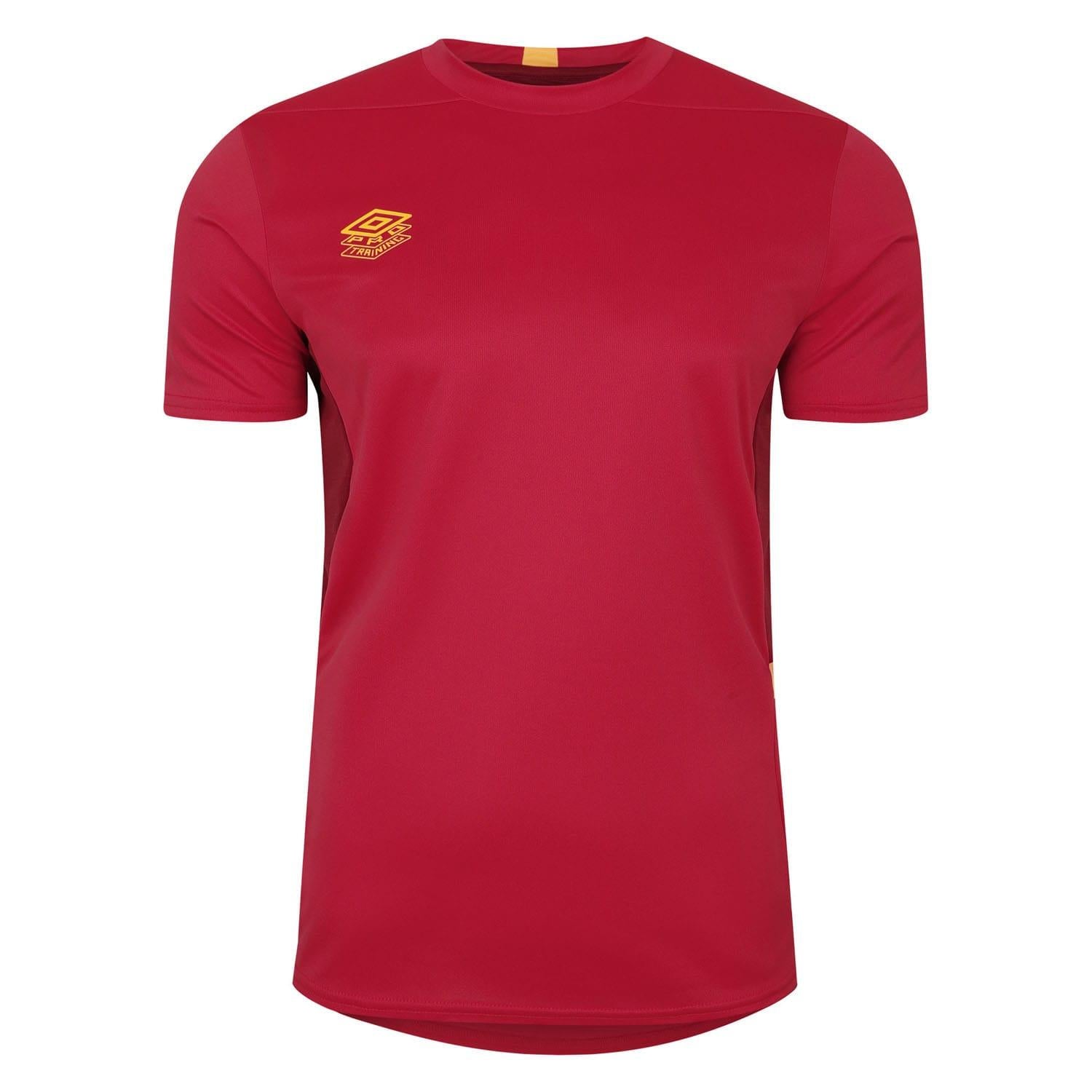 Red - Front - Umbro Mens Premier Training Jersey