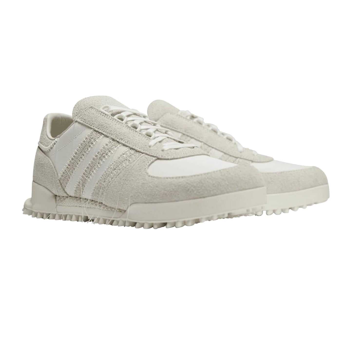 Off White - Front - Y-3 Womens-Ladies Marathon Trail Leather Trainers