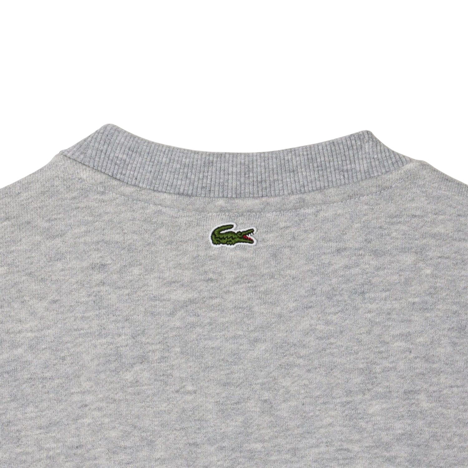 Grey - Lifestyle - Lacoste Womens-Ladies Organic Cotton Fleece Loose Sweatshirt