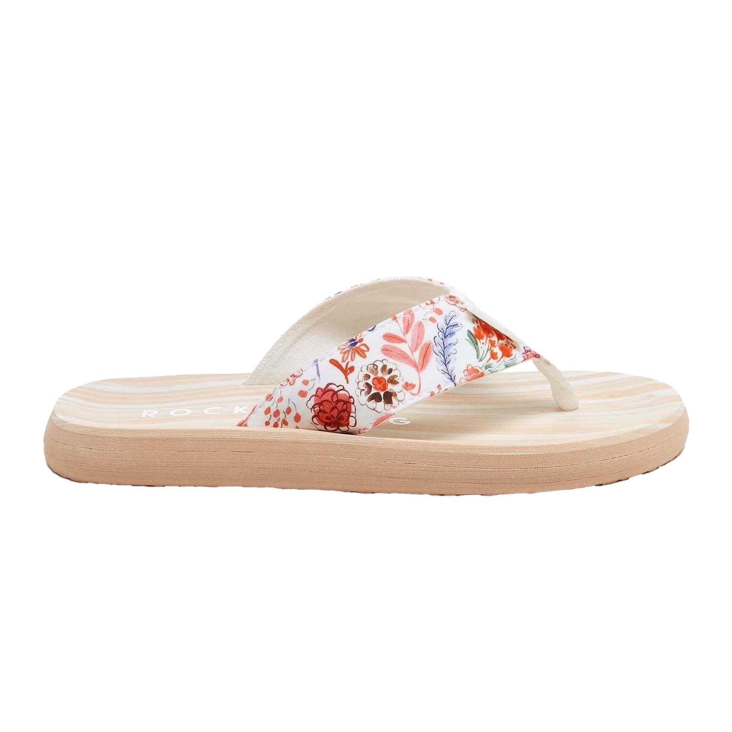 White - Lifestyle - Rocket Dog Womens-Ladies Adios Kitts Flip Flops