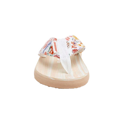 White - Close up - Rocket Dog Womens-Ladies Adios Kitts Flip Flops