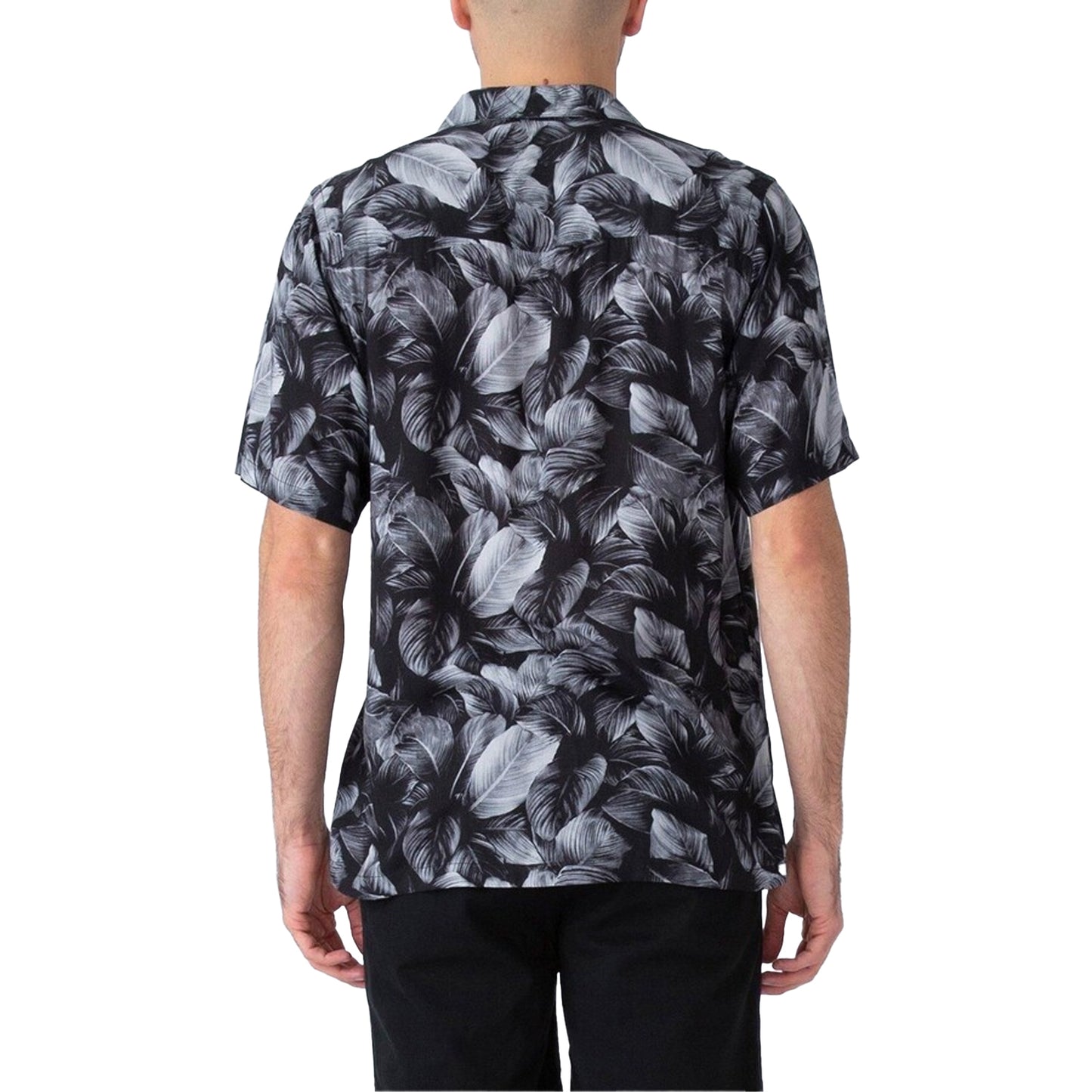 Black - Close up - Luke 1977 Mens Cuban Electric Shirt