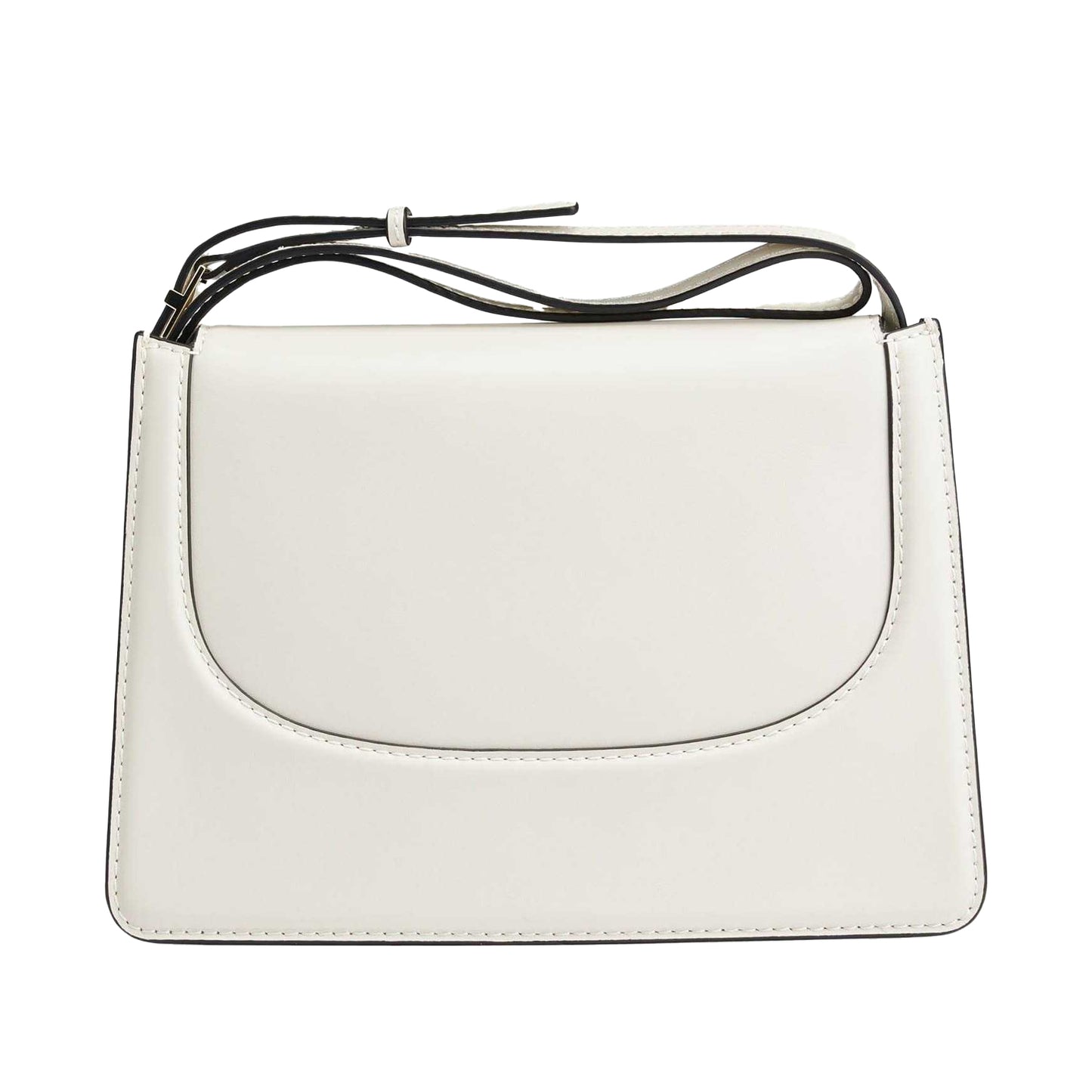 White - Back - Boss Womens-Ladies Alycia Leather Crossbody Bag