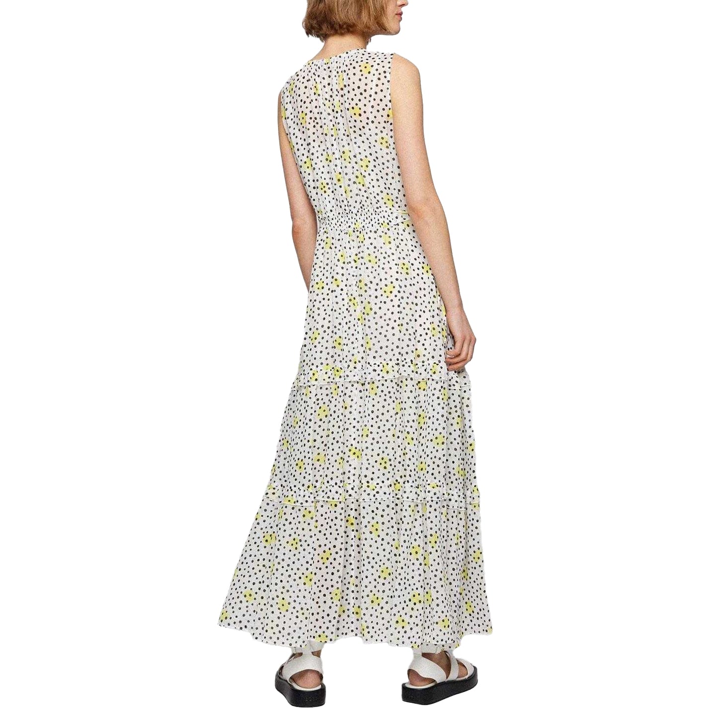 Multicoloured - Back - Boss Womens-Ladies Dabeala Maxi Dress