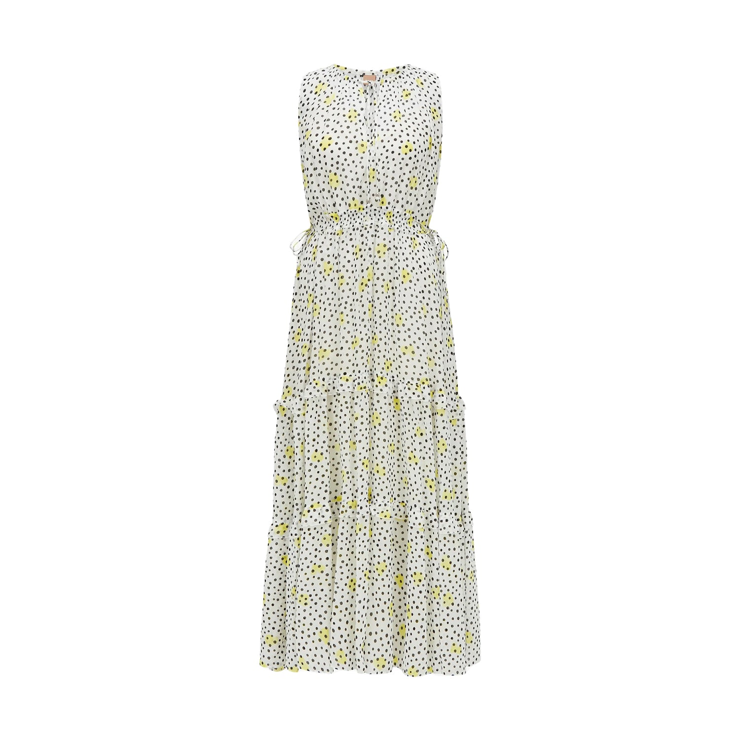 Multicoloured - Front - Boss Womens-Ladies Dabeala Maxi Dress