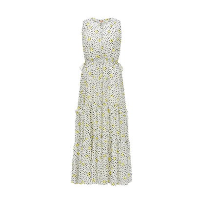 Multicoloured - Front - Boss Womens-Ladies Dabeala Maxi Dress