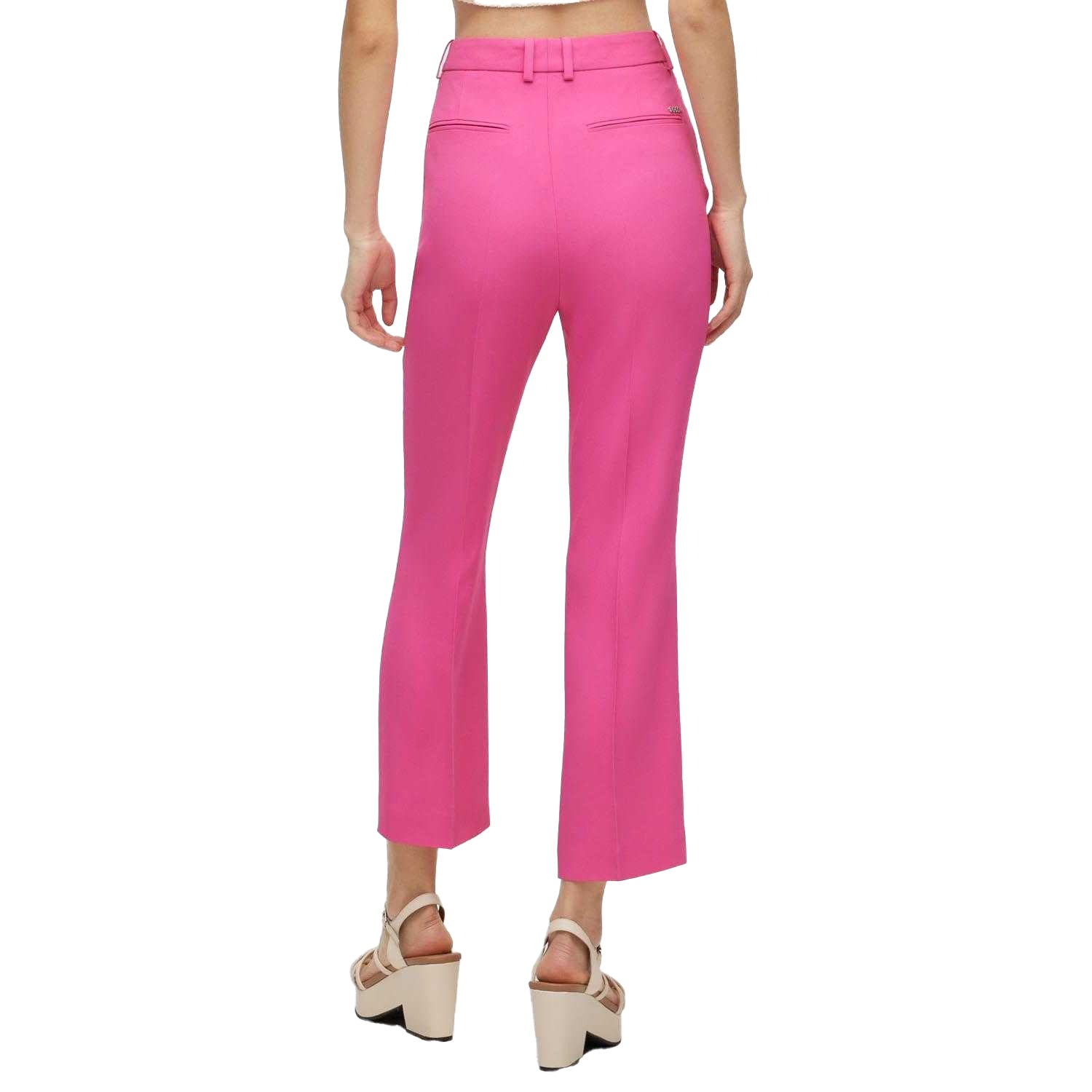 Pink - Back - Boss Womens-Ladies Tasimana Trousers