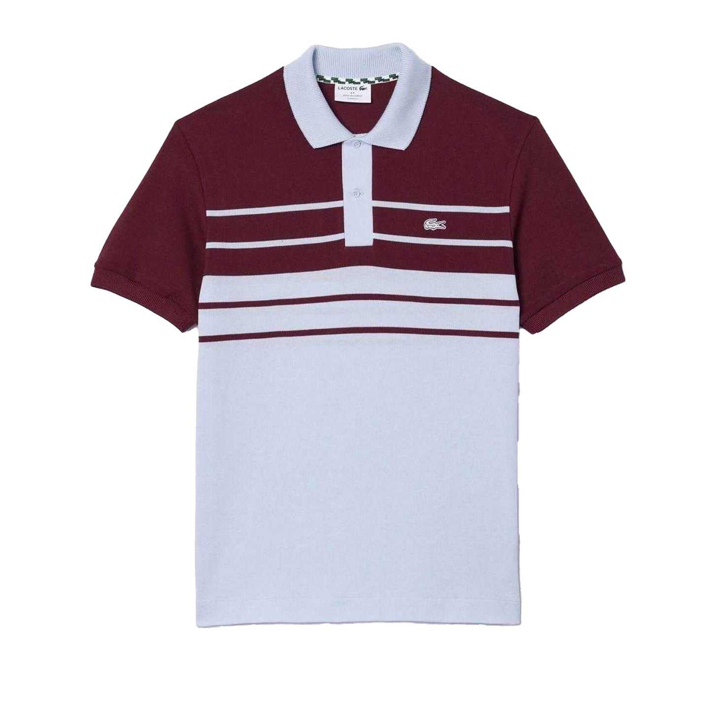 Blue-Red - Front - Lacoste Mens French Made Classic Polo Shirt