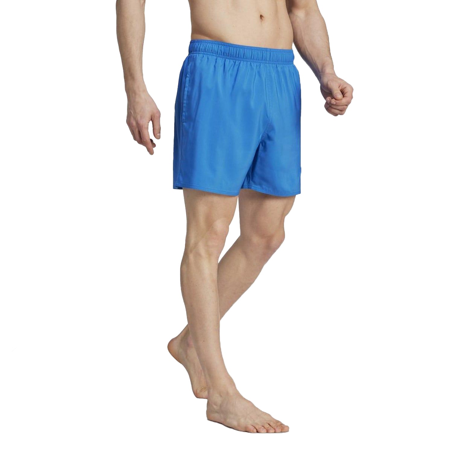 Bright Royal - Side - Adidas Mens Solid CLX Swim Shorts