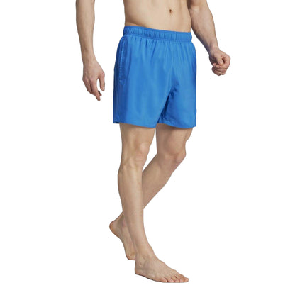 Bright Royal - Side - Adidas Mens Solid CLX Swim Shorts