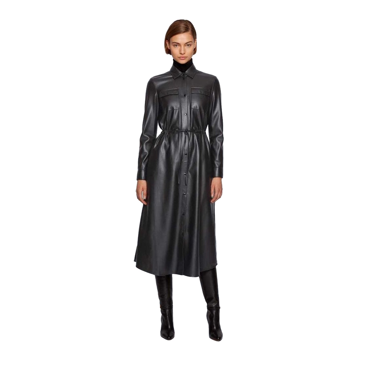 Black - Side - Boss Womens-Ladies Daledy Dress