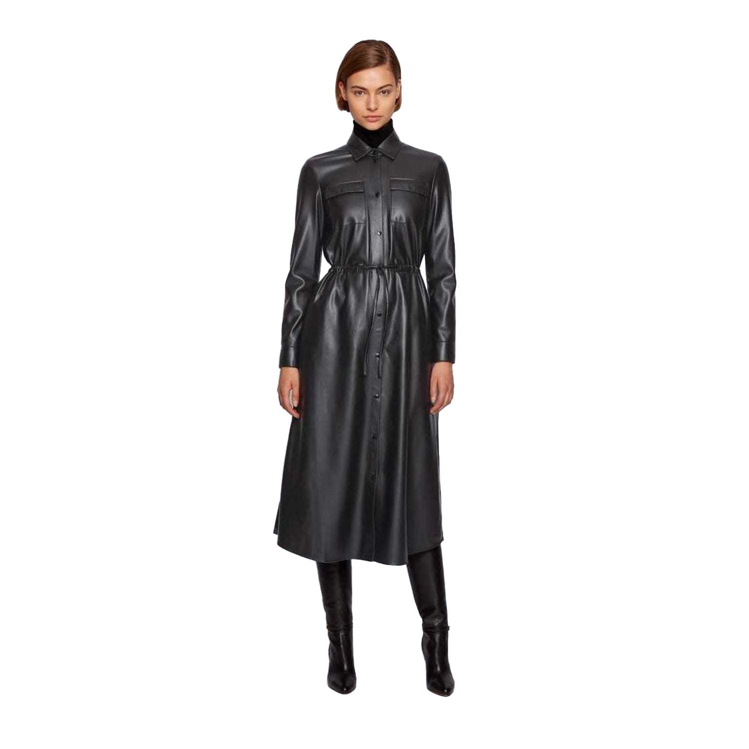 Black - Side - Boss Womens-Ladies Daledy Dress