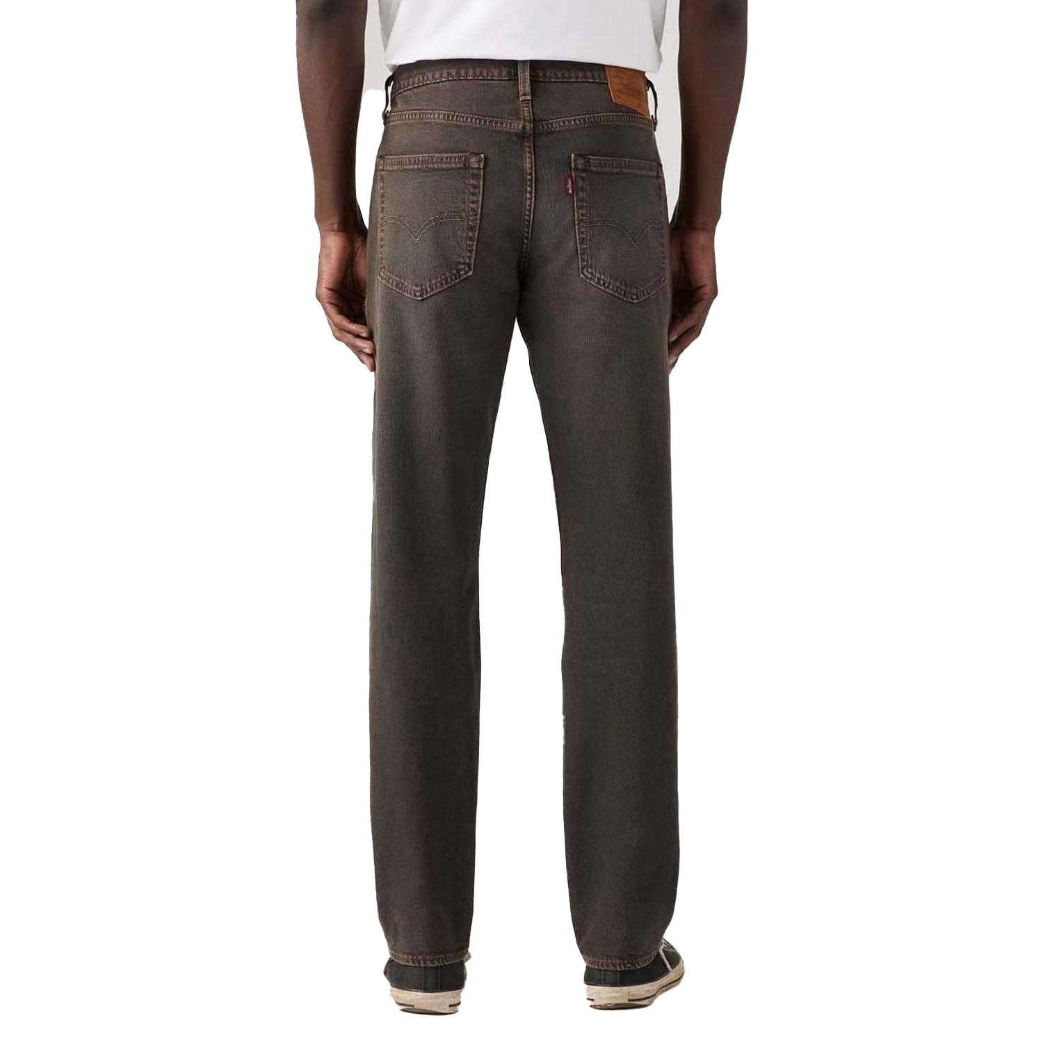 Black - Back - Levis Mens 502 Dusted Twilight Tapered Leg Jeans