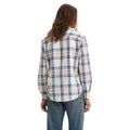 White-Blue - Back - Levis Mens Sunset Standard Shirt