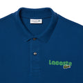Blue - Front - Lacoste Mens L.12.12 Washed Regular Polo Shirt