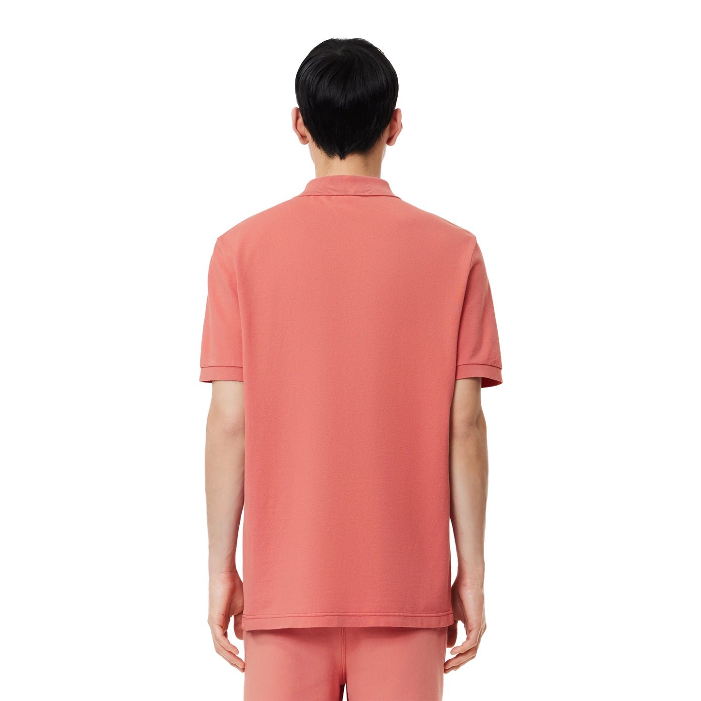 Red - Lifestyle - Lacoste Mens L.12.12 Washed Regular Polo Shirt