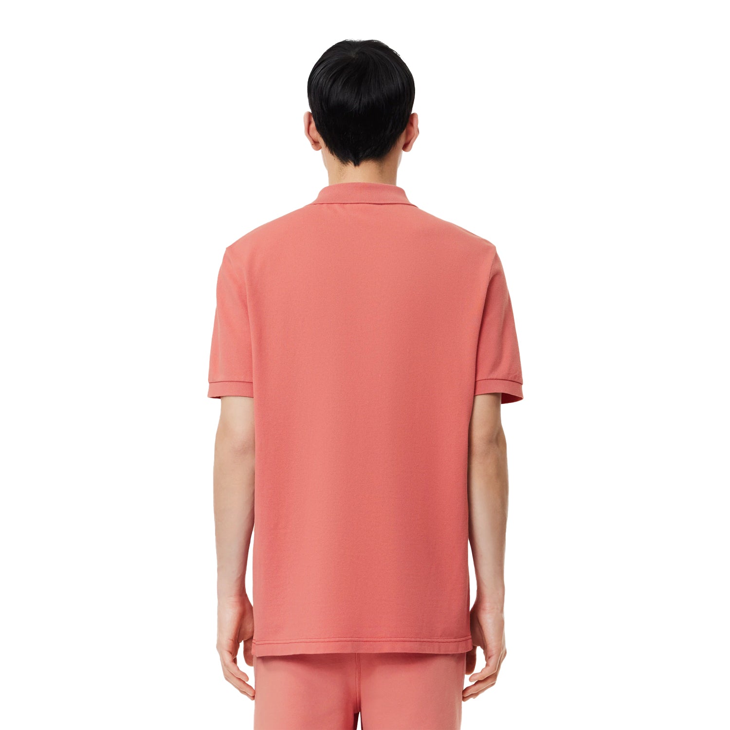 Red - Lifestyle - Lacoste Mens L.12.12 Washed Regular Polo Shirt