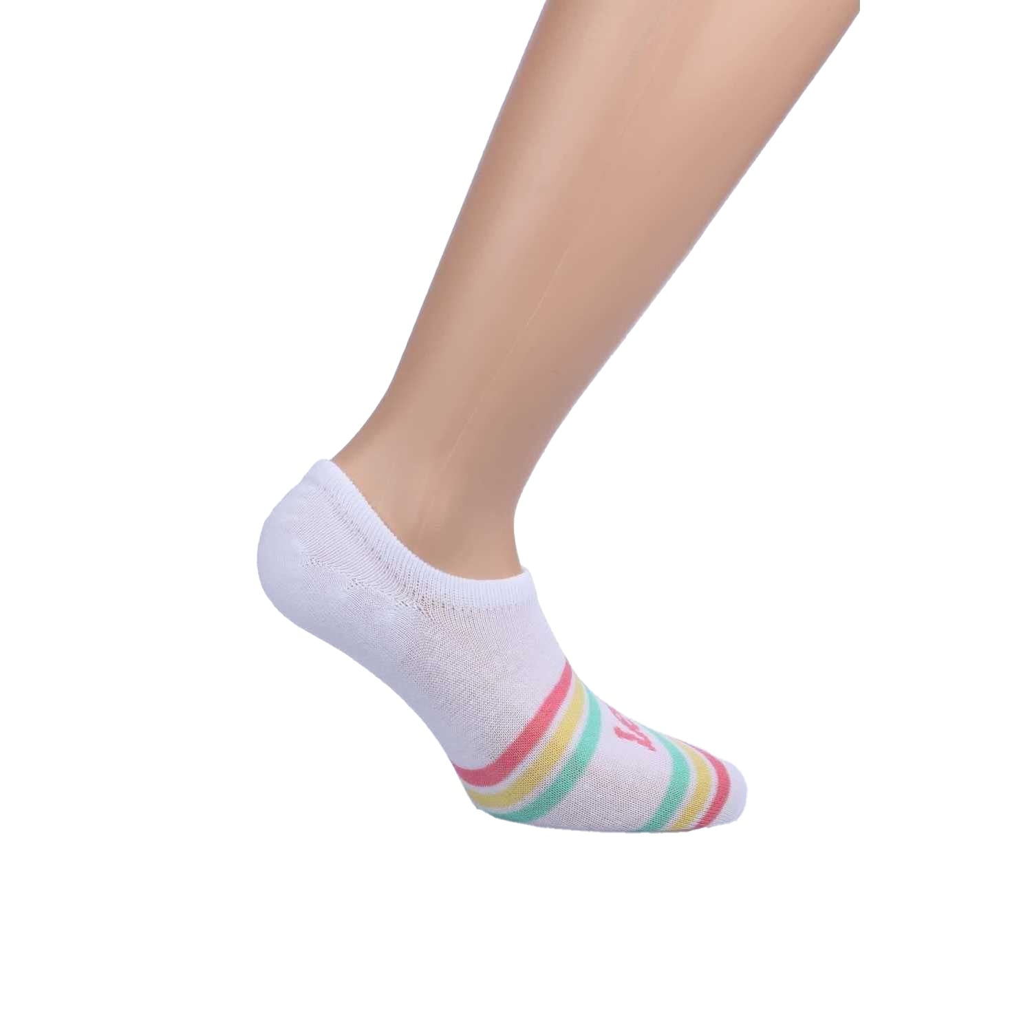 White-Multicoloured - Back - Lee Unisex Adult Logo Liner Socks (Pack of 3)