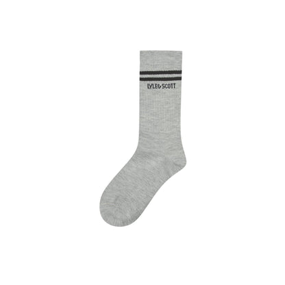 White-Black-Grey - Lifestyle - Lyle & Scott Boys Sports Socks (Pack of 3)