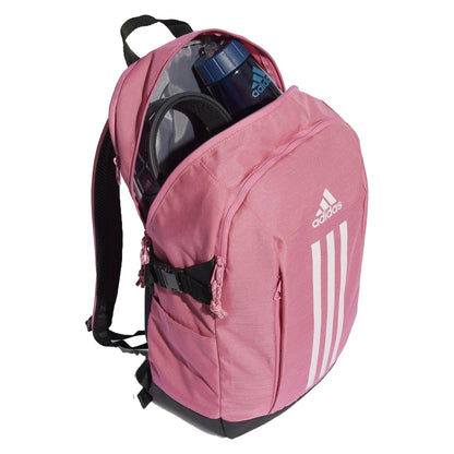 Pink - Side - Adidas Power Logo Backpack