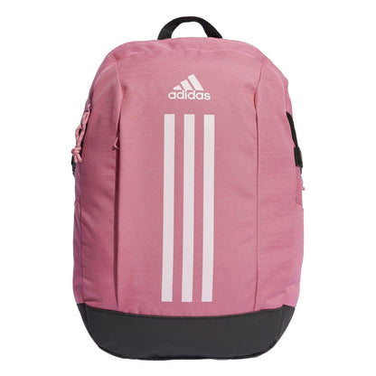 Pink - Front - Adidas Power Logo Backpack