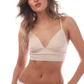 Pink - Side - Reebok Womens-Ladies Senna Bralette