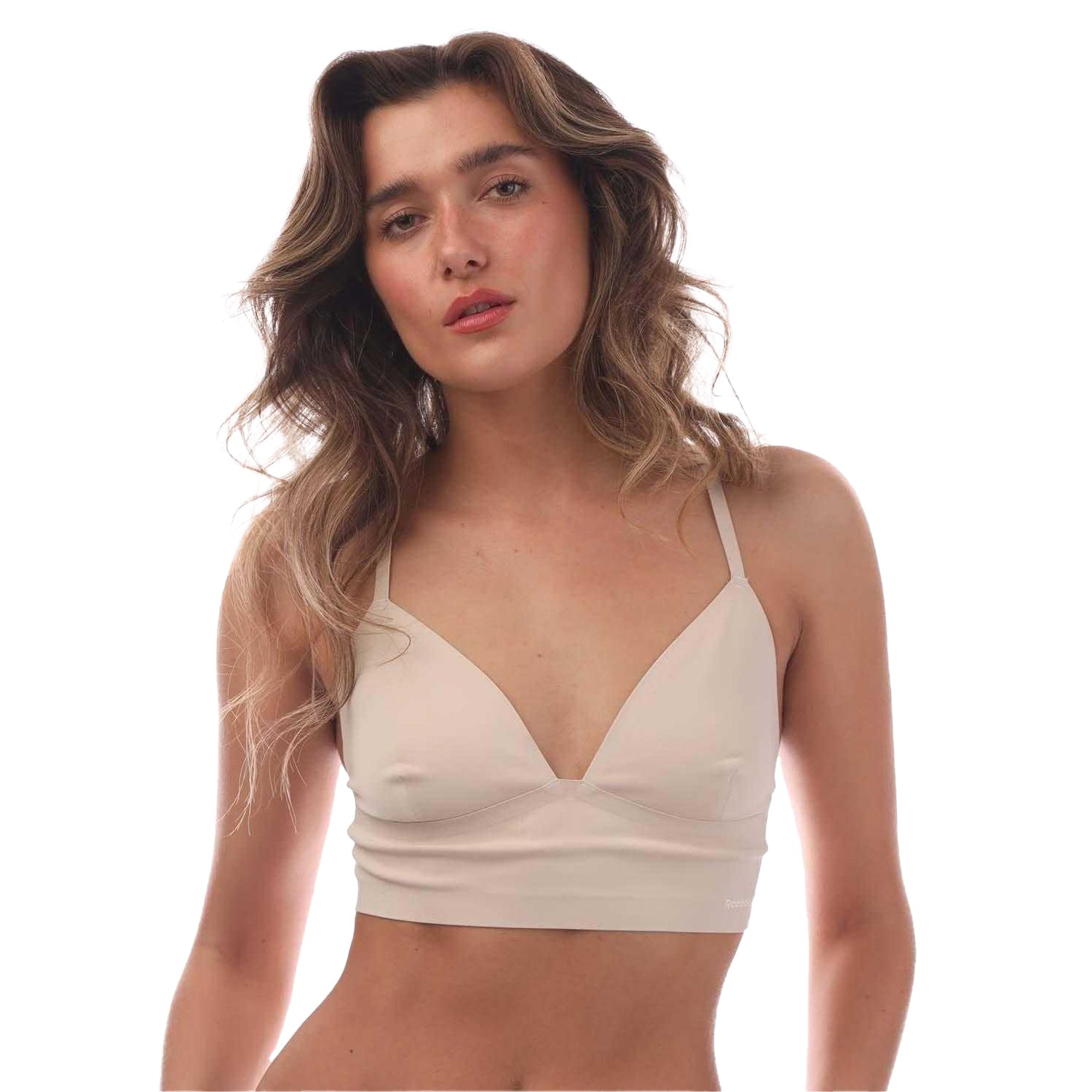 Pink - Front - Reebok Womens-Ladies Senna Bralette