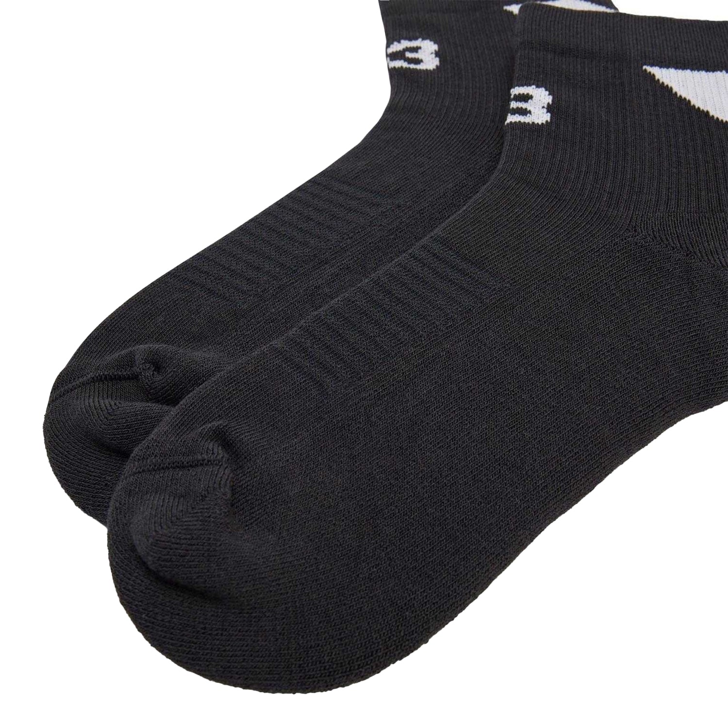 Black - Side - Y-3 Mens Lo Logo Ankle Socks