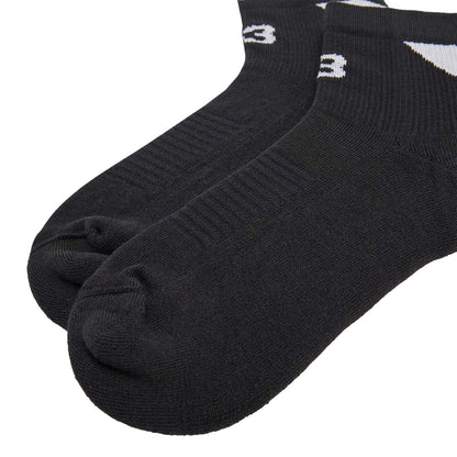 Black - Side - Y-3 Mens Lo Logo Ankle Socks