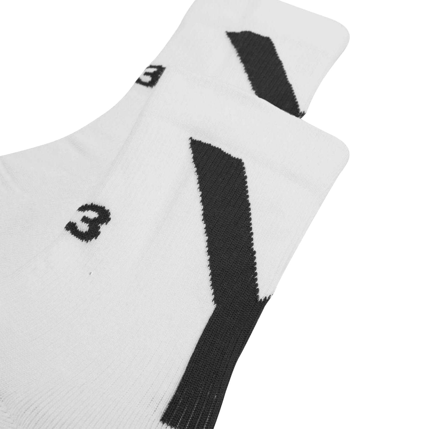White - Side - Y-3 Unisex Adult Hi Logo Crew Socks
