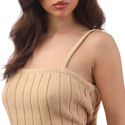 Beige - Lifestyle - Nobody´s Child Womens-Ladies Ribbed Camisole