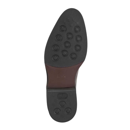 Black - Pack Shot - Boss Mens Jerrard Leather Derby Shoes