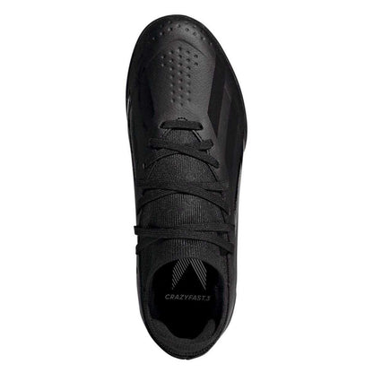 Black - Pack Shot - Adidas Childrens-Kids X Crazyfast.3 Football Boots