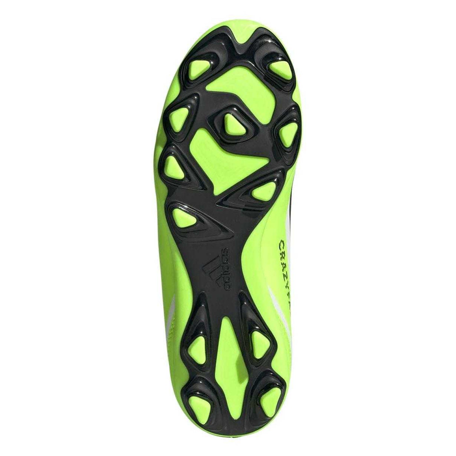 White - Pack Shot - Adidas Childrens-Kids X Crazyfast.4 Leather Flexible Ground Football Boots