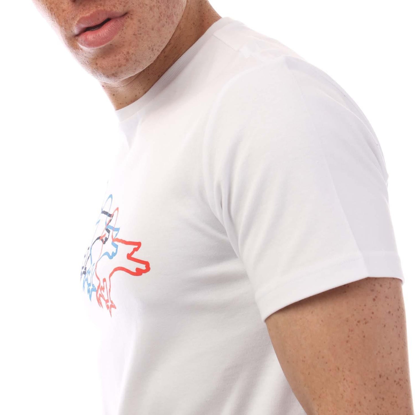 White - Side - Modern Amusement Mens Target Practice T-Shirt