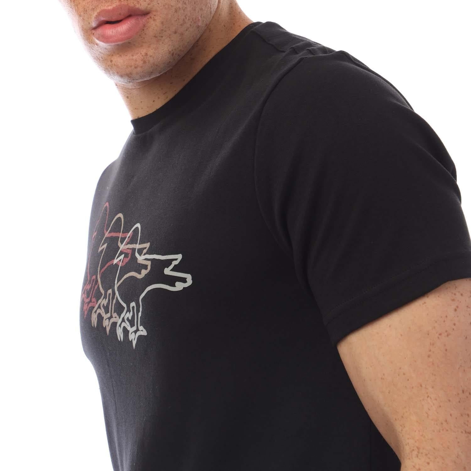 Black - Side - Modern Amusement Mens Target Practice T-Shirt