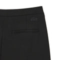Black - Pack Shot - Lacoste Womens-Ladies High Waist Flared Trousers