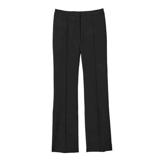 Black - Front - Lacoste Womens-Ladies High Waist Flared Trousers