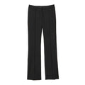 Black - Front - Lacoste Womens-Ladies High Waist Flared Trousers