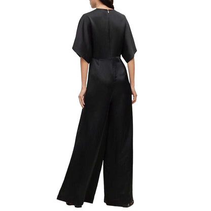 Black - Back - Boss Womens-Ladies Dasimera Jumpsuit