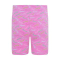 Pink - Back - Nike Girls Swoosh Logo Biker Shorts