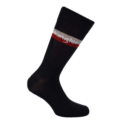 Blue-Black-Grey - Back - Wrangler Unisex Adult Socks (Pack of 3)