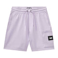 Purple - Front - Weekend Offender Mens Hawkins Classic Fleece Shorts